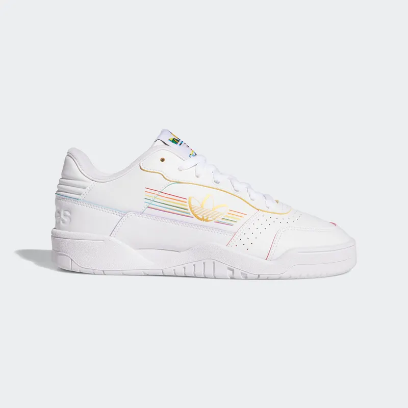 adidas Carerra Low Pride 2020 (W) Footwear White/Footwear White/Bright Cyan (FY9019)