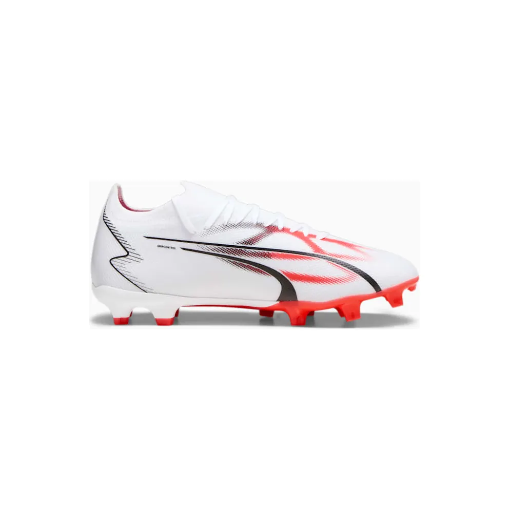 Puma Ultra Match FG/AG White Black Fire Orchid (107347-01)