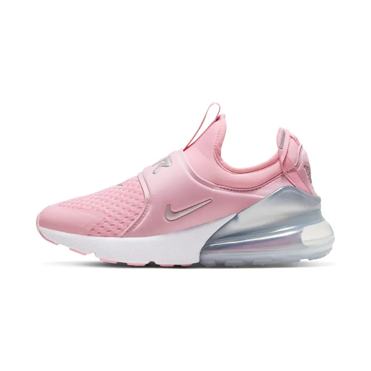 Nike Air Max 270 Extreme (GS) “Pink / White / Metallic Silver” (CI1108-600)