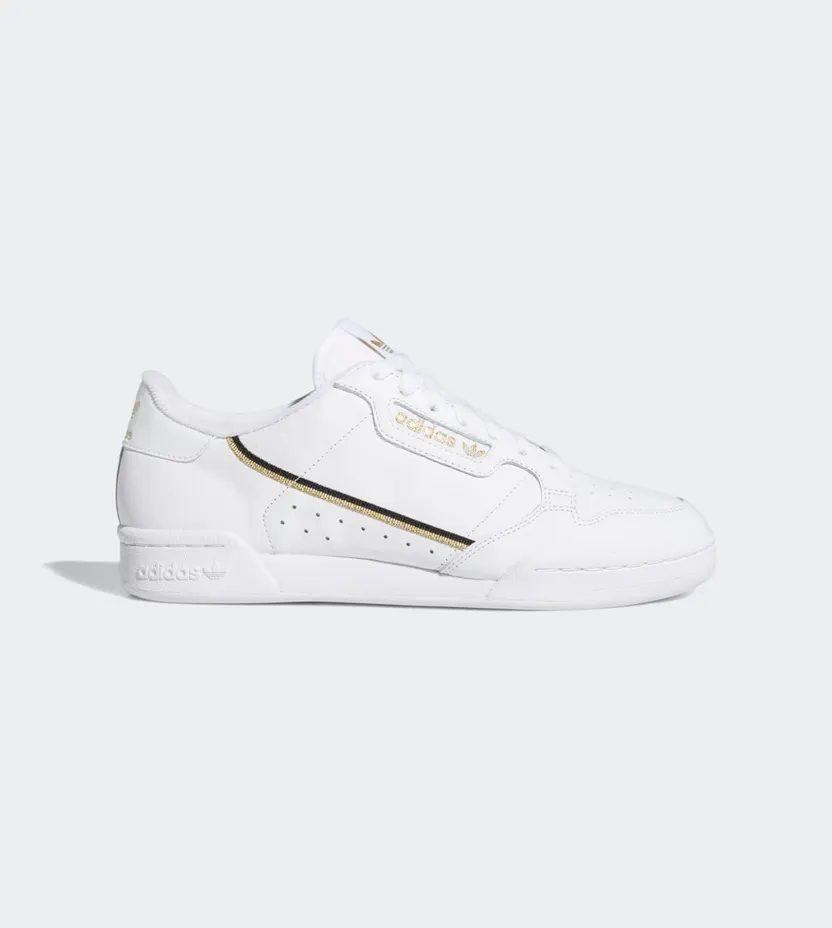 Adidas Continental 80 ‘Gold Metallic’ Cloud White/Core Black/Gold Metallic (EG5663)