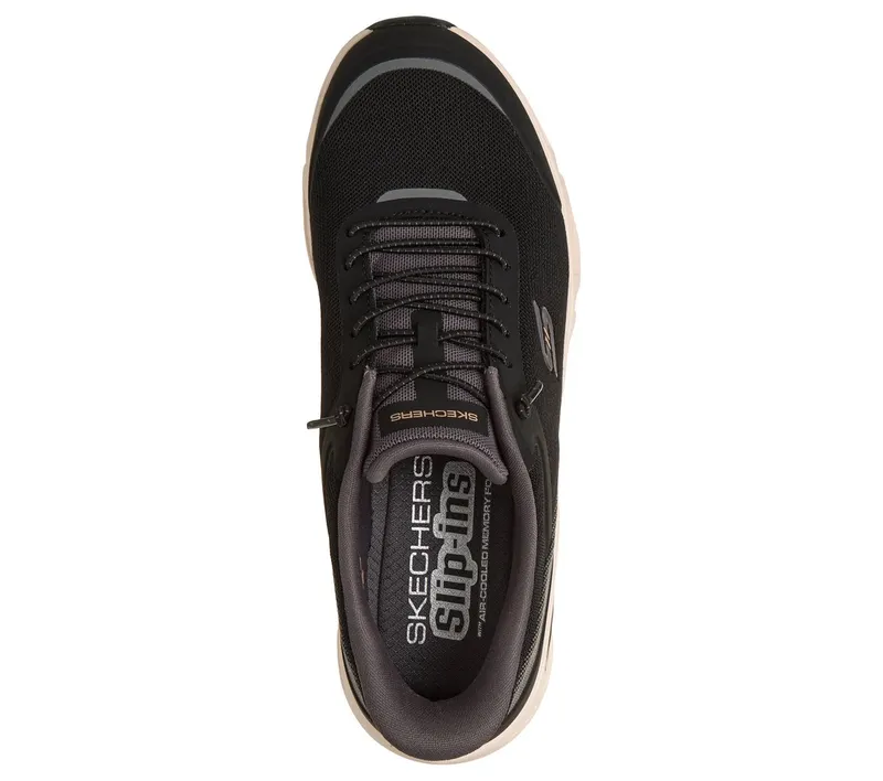 Skechers Slip-ins: Glide-Step Gratify – Everyday Bliss Sneaker Black/Natuurlijk