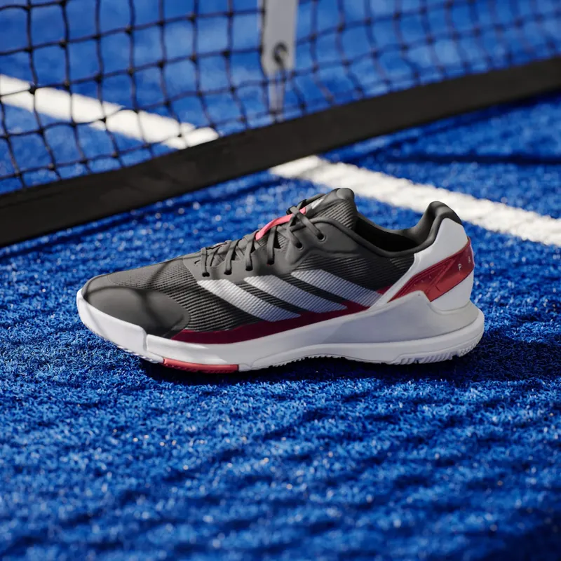 Adidas Crazyquick Padel Core Black / Silver Metallic / Lucid Red (JP9591)