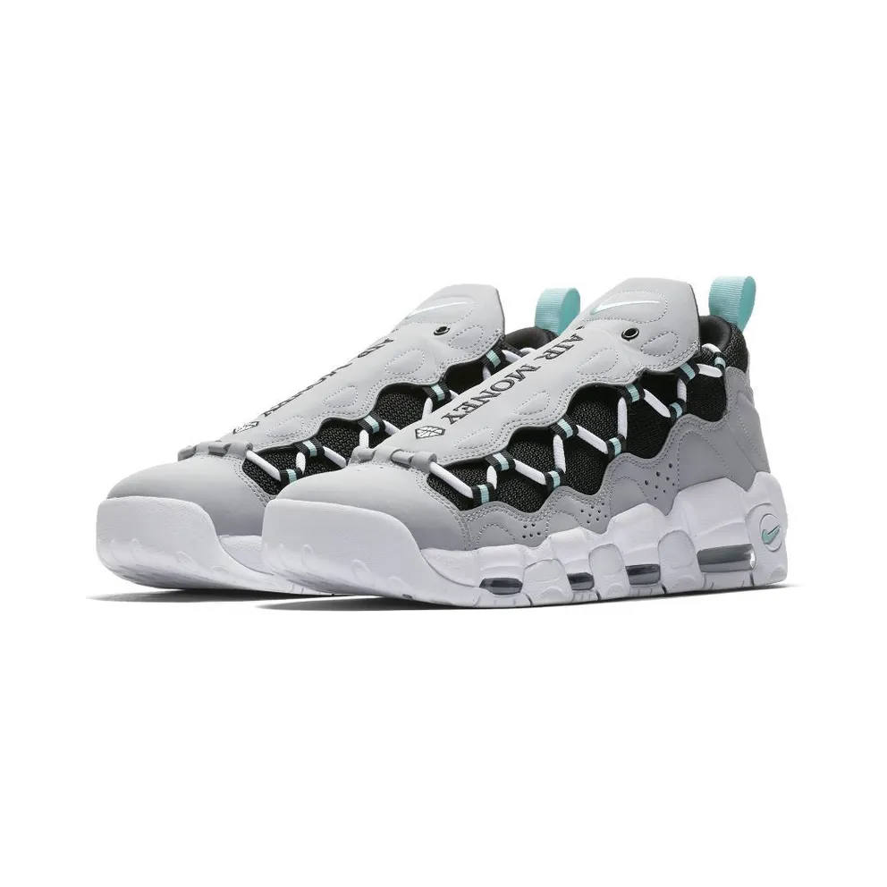 Nike Air More Money Wolf Grey Island Green Wolf Grey/Island Green-Black (AJ2998-003)