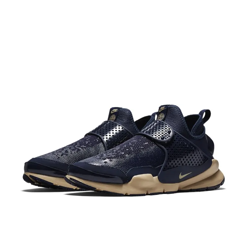 Nike Sock Dart Mid Stone Island Obsidian Obsidian/Light Orewood-Brown (910090-400)