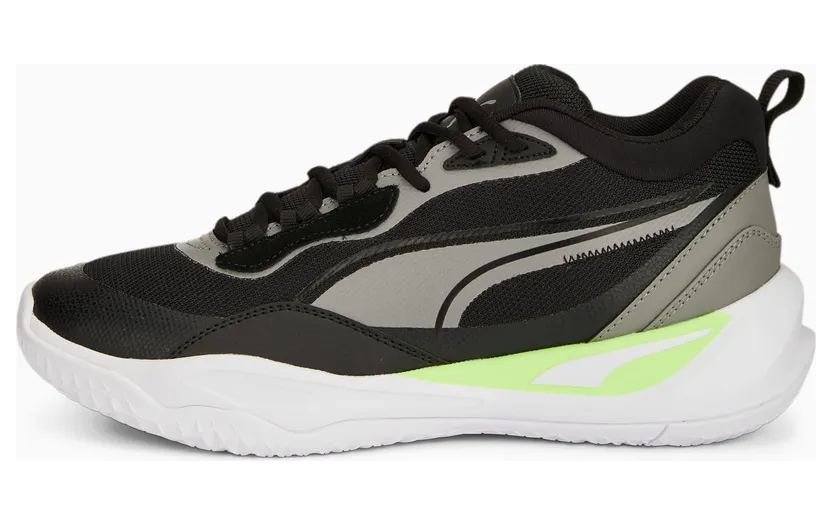 Puma Playmaker Pro basketbalschoenen Zwart/Groen (377572-16)