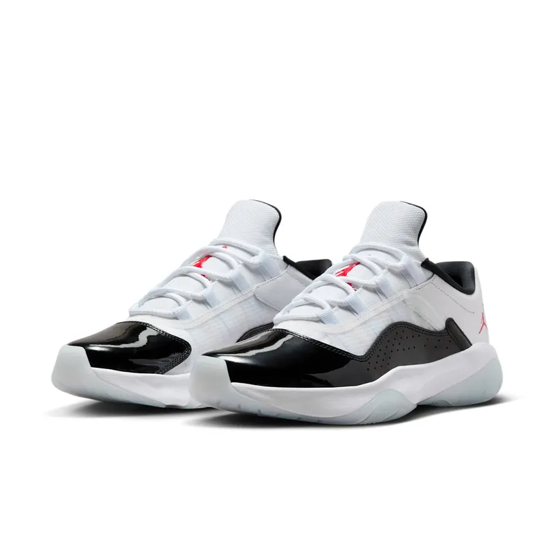 Jordan 11 CMFT Low White Black Blue Tint University Red (DV2629-106)