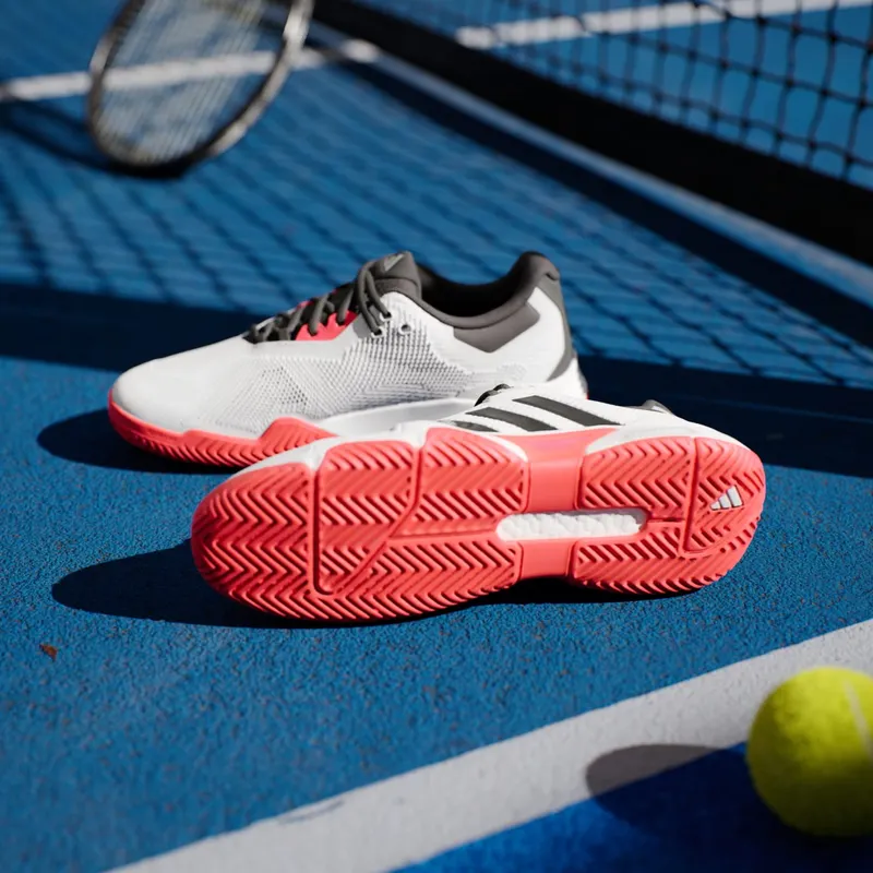 Adidas Solematch Control 2 Tennis Shoes Cloud White / Core Black / Silver Metallic (IH3088)