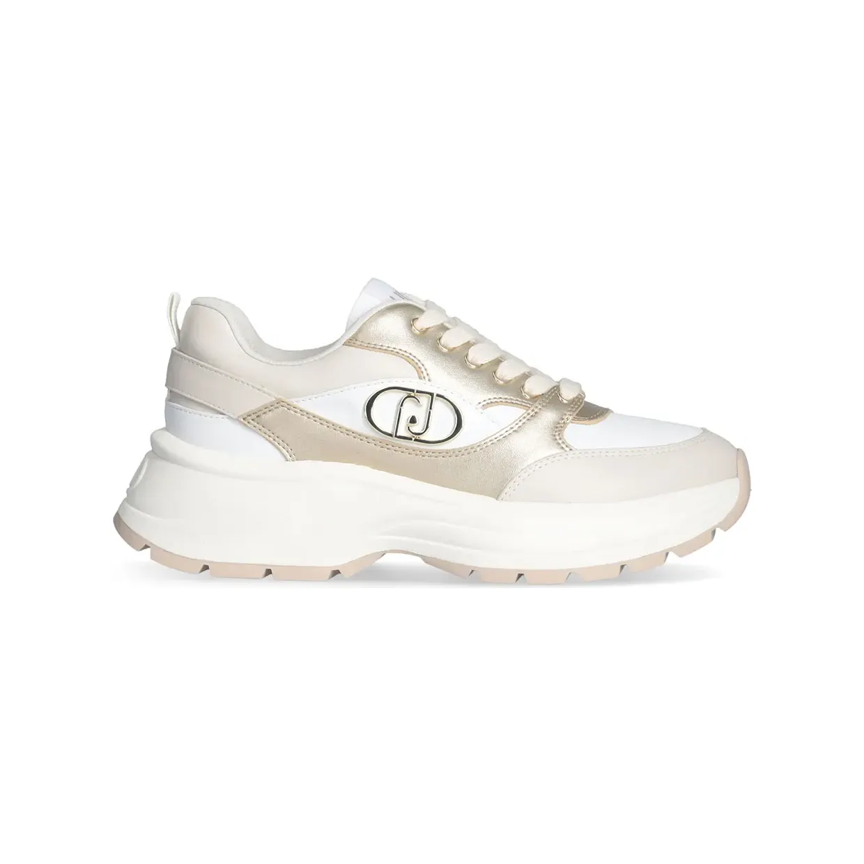 Liu Jo Calf Leather/Metalli Milk/Light Gold (BF5035PX026S1874)