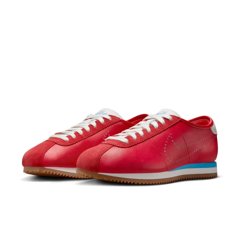 Nike Cortez Leather University Red University Blue Perforated Swoosh (HQ1841-600)