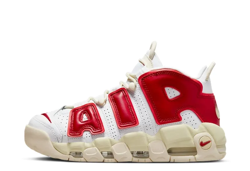 Nike Air More Uptempo White Red Sail (FN3497-100)