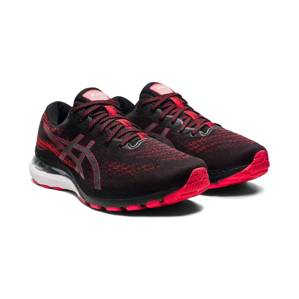 ASICS Gel-Kayano 28 Black Electric Red White (1011B188-002)