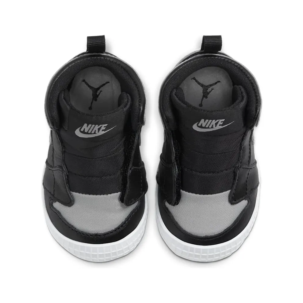 Nike Jordan 1 Crib Bootie Black Medium Grey (I) Black/White/Medium Grey (AT3745-013)