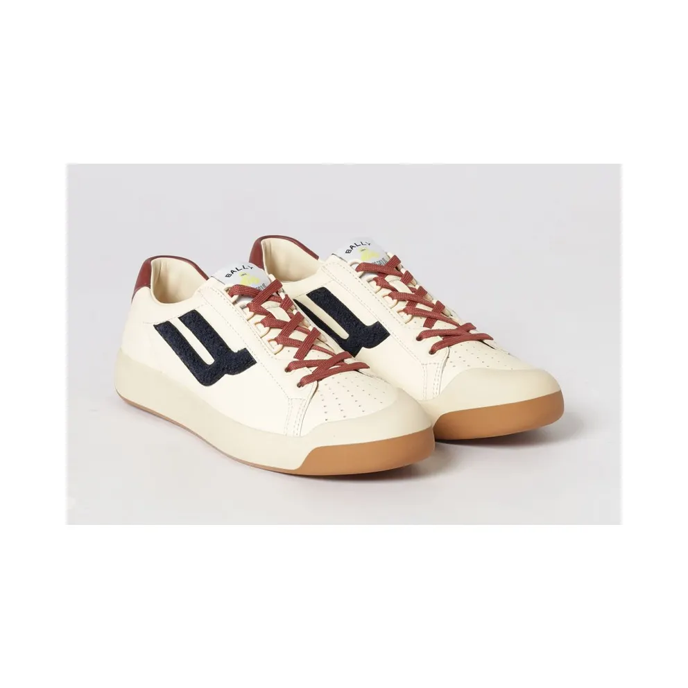 Bally Competition Bicolor Leather Low-Top with Shell Toe Natural (MSK0GBVT012I1X3)