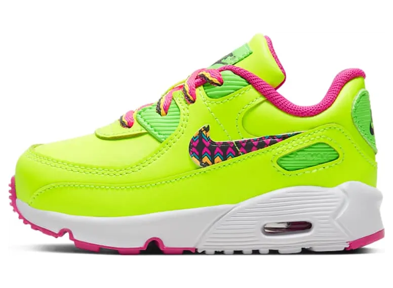 Nike Air Max 90 Volt Fire Pink Green Strike (TD)