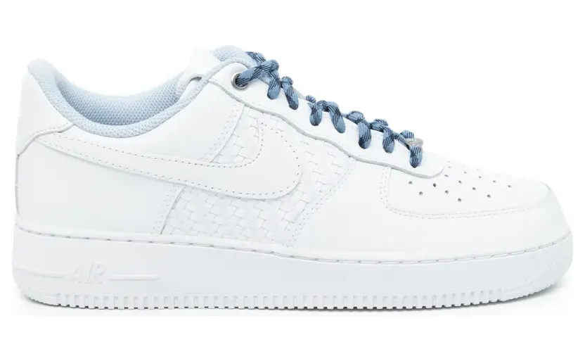 Nike Air Force 1 Sneakers mit gewebtem Einsatz – Weiß (IW1892)