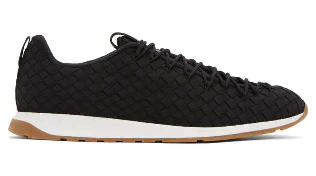 Bottega Veneta Black Intrecciato Sneakers (609915 V0045)