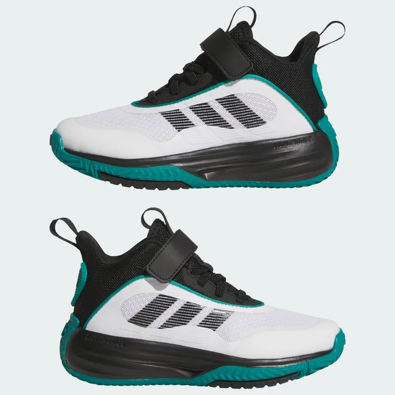 adidas Ownthegame 3.0 Cloud White Core Black Pure Teal (JQ7940)