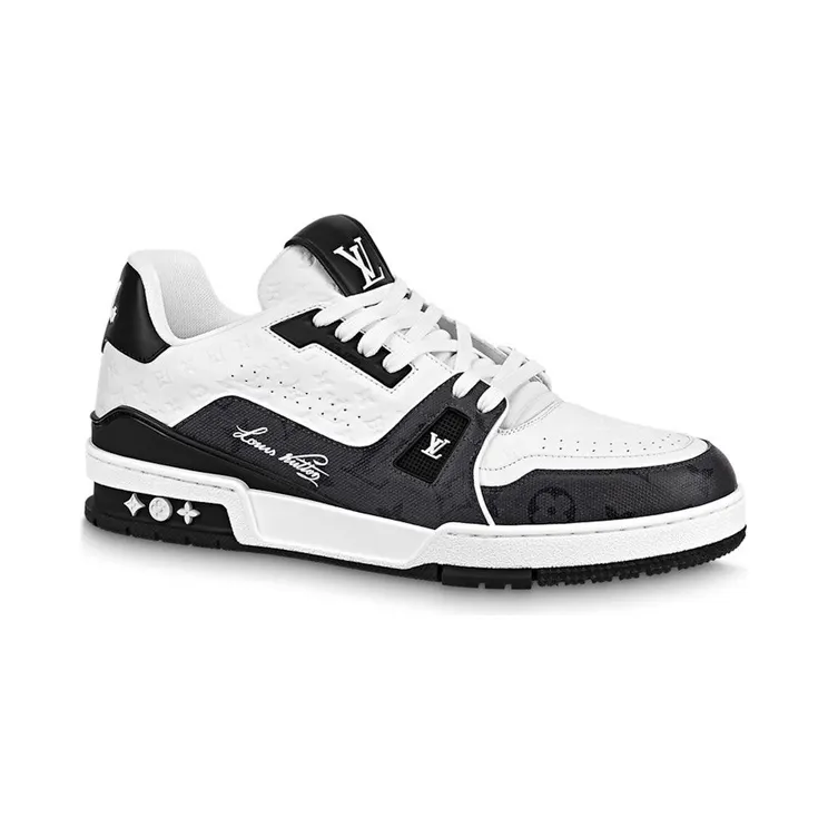 Louis Vuitton Trainer Black White Mini Monogram (1ABOGP)