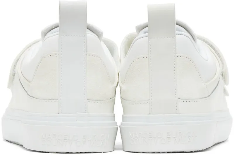 Marcelo Burlon County of Milan Leather Strap Logo “White” (CMIA095F21LEA0010100)