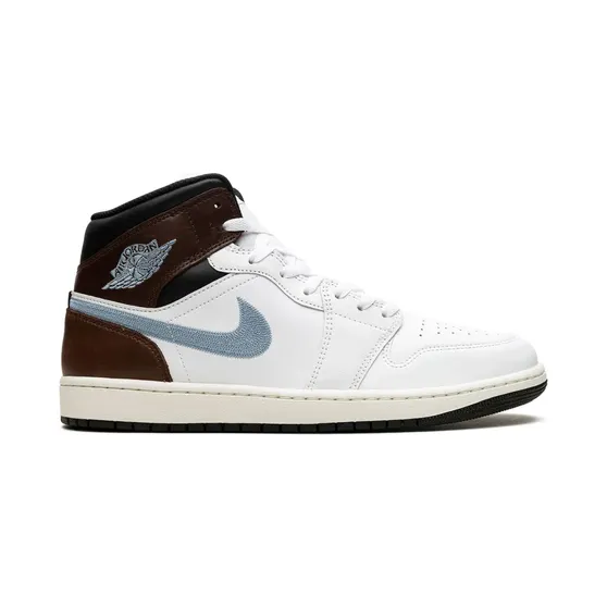 Jordan Air Jordan 1 Mid SE Brown/Blue/Grey “White” (FQ7831)