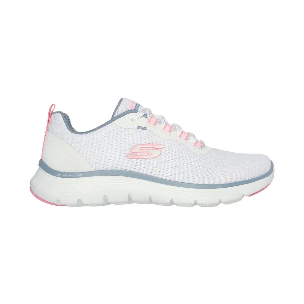 Skechers Flex Appeal 5.0 – New Path Sneaker Weiß/Rosa/Blau