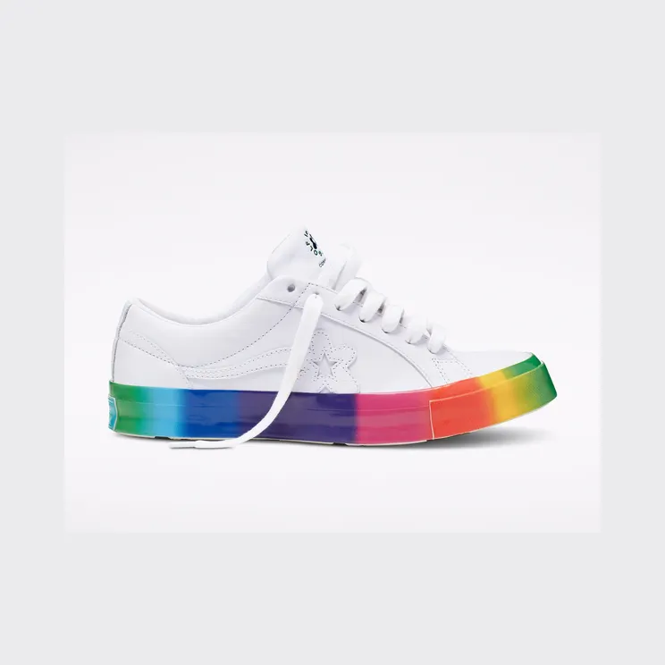 Converse One Star x Golf Le Fleur Rainbow Sole (166409C)
