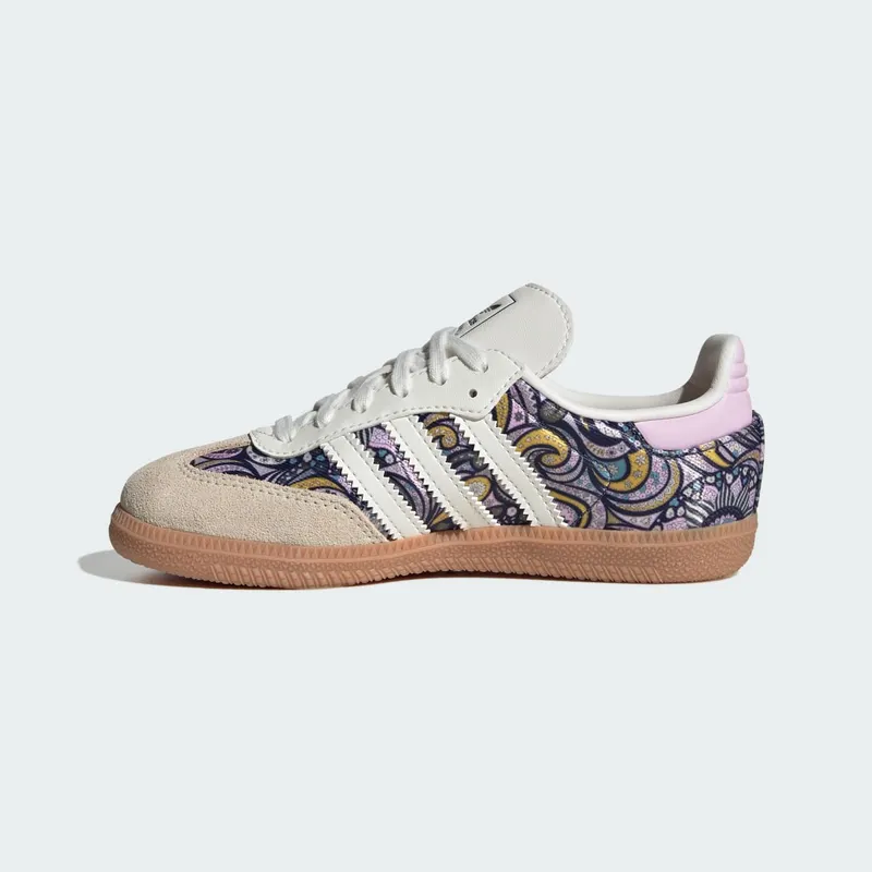 Adidas ADIDAS LIBERTY SAMBA OG Lace-up Shoes Core White / Orchid Fusion / Gum (KH9845)
