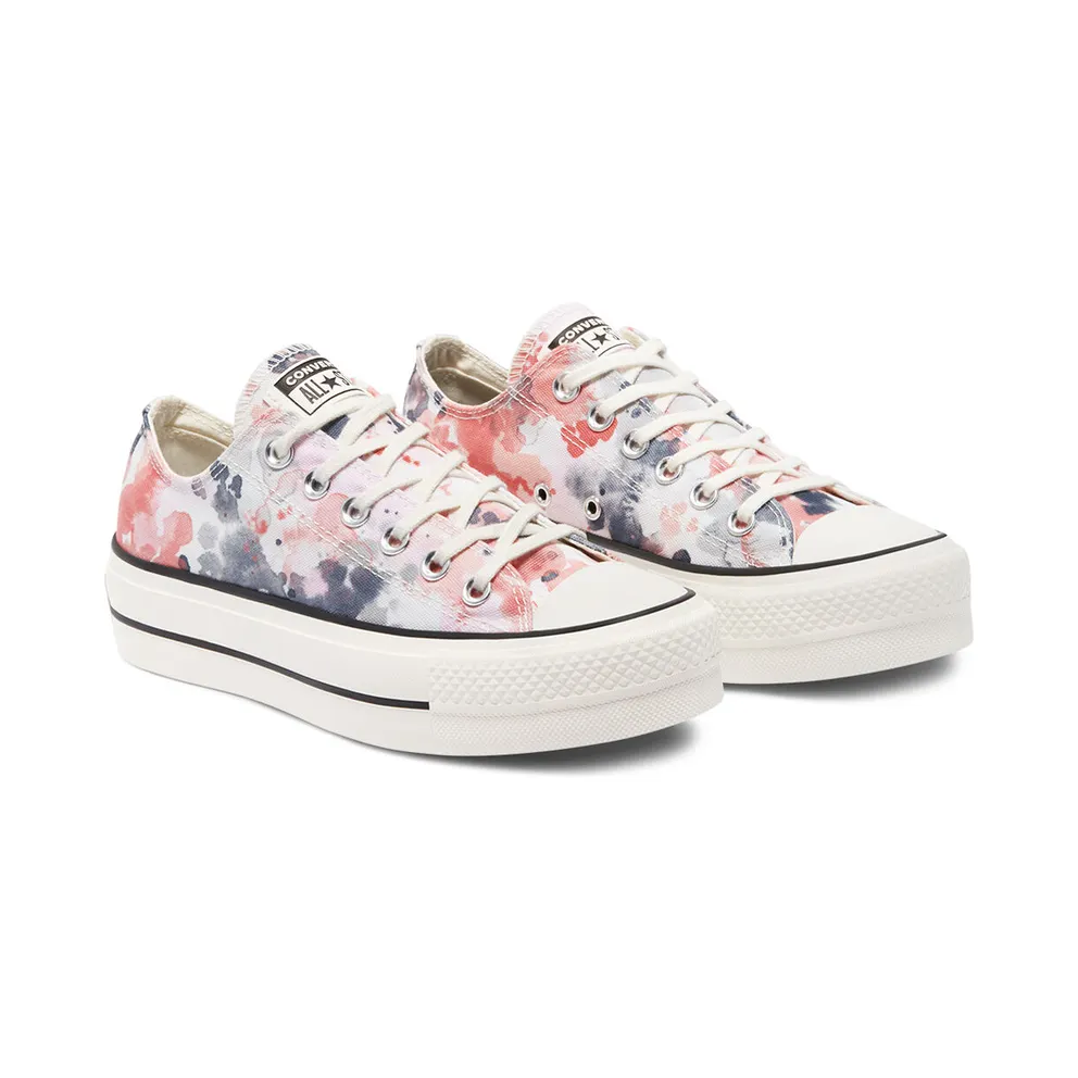 Converse Festival Platform Chuck Taylor All Star Low Top Egret/terracotta Pink/black (570970C)