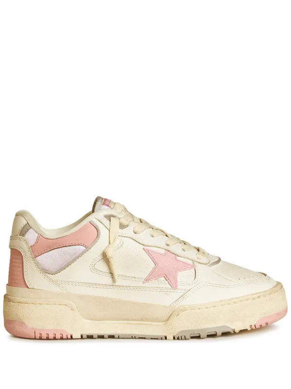 Golden Goose Forty2 leren sneakers – Beige (GWF00630F005711)