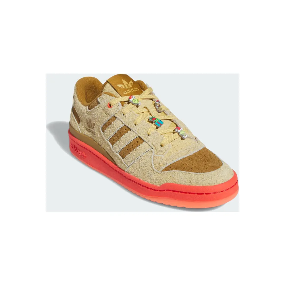 adidas Forum Low CL The Grinch Oat / Bright Red / Bronze Strata (ID8896)