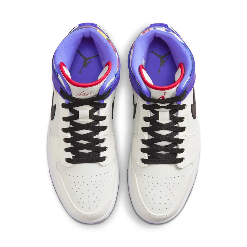 Jordan 1 Mid SE Valentine’s Day Flowers (FD4330-101)