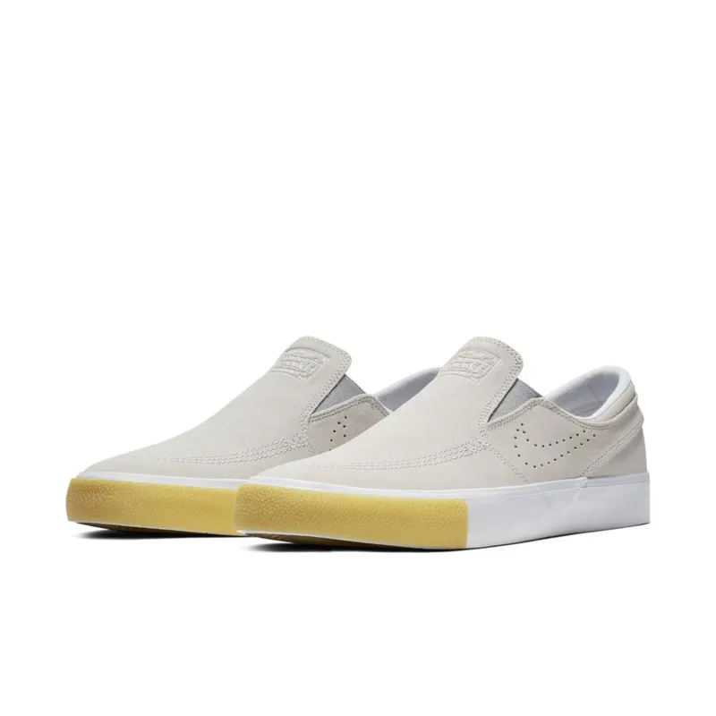 Nike SB Zoom Stefan Janoski Slip RM SE White White Vast Grey Gum Yellow White (CD6613-100)