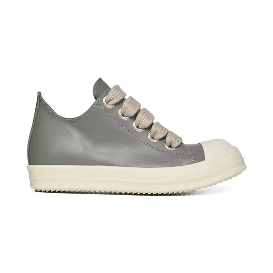 Rick Owens Jumbolace leren “Grey” (RP01F6883LCOW)