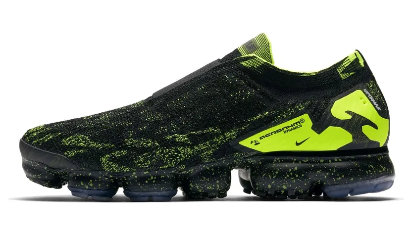 Nike x Acronym Air VaporMax Moc 2 Black/Volt (AQ0996-007)