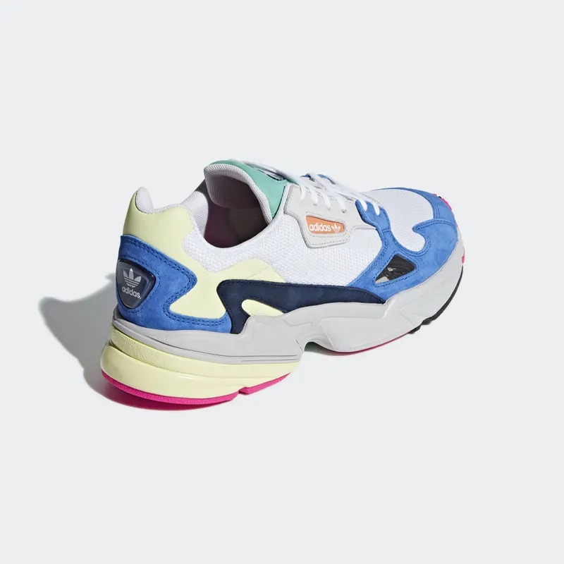 adidas Falcon White Blue (W) Cloud White/Cloud White/Blue (BB9174)