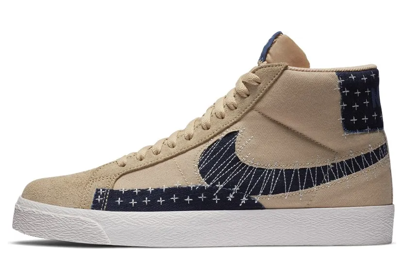Nike Blazer Mid SB Sashiko Pack – Sesame (CT0715-200)