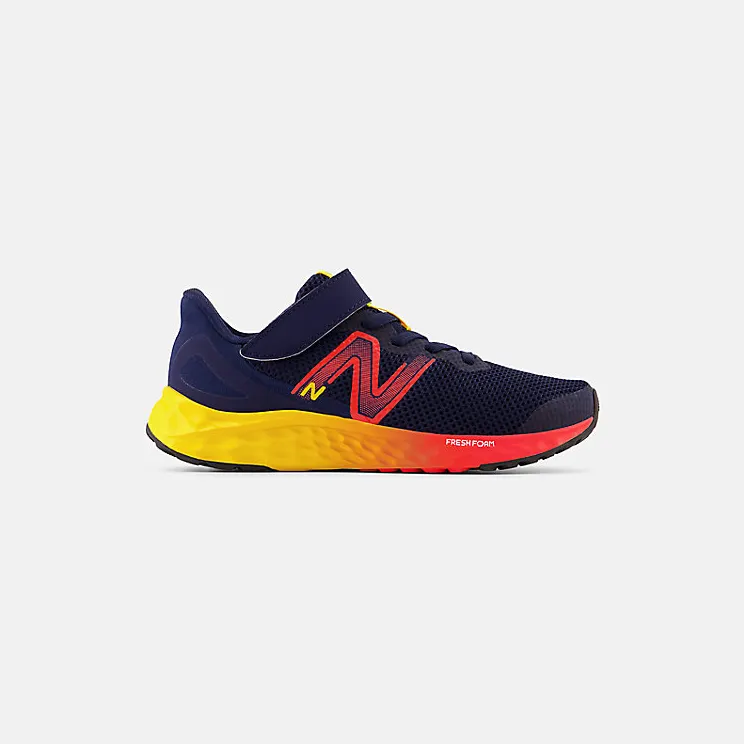 New Balance Fresh Foam Arishi v4 Bungee Lace Team Navy Electric Red Egg Yolk (PAARIKB4)