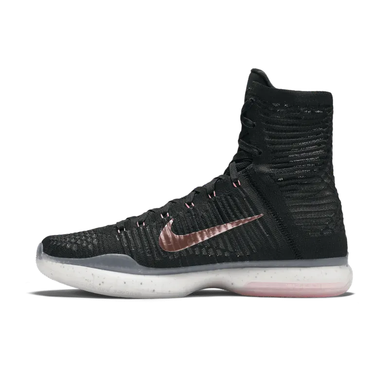 Nike Kobe 10 Elite Elite High Rose Gold Pack Black/White-Hot Lava-Metallic Red Bronze (718763-091)