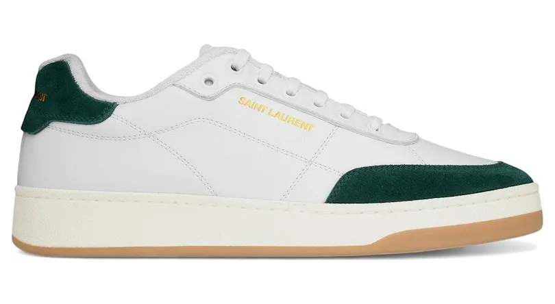Saint Laurent SL/61 Low Optic White Bottle Green (845537 00NAM 9069)