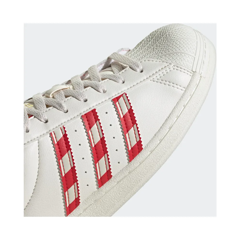 Adidas Superstar Christmas Cloud White / Off White / Vivid Red (GZ4715)