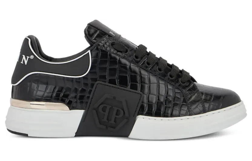 Philipp Plein – Phantom Kick$ Cocco Sneakers – Heren – Schoenen – Zwart (USC0905PLE010N02)