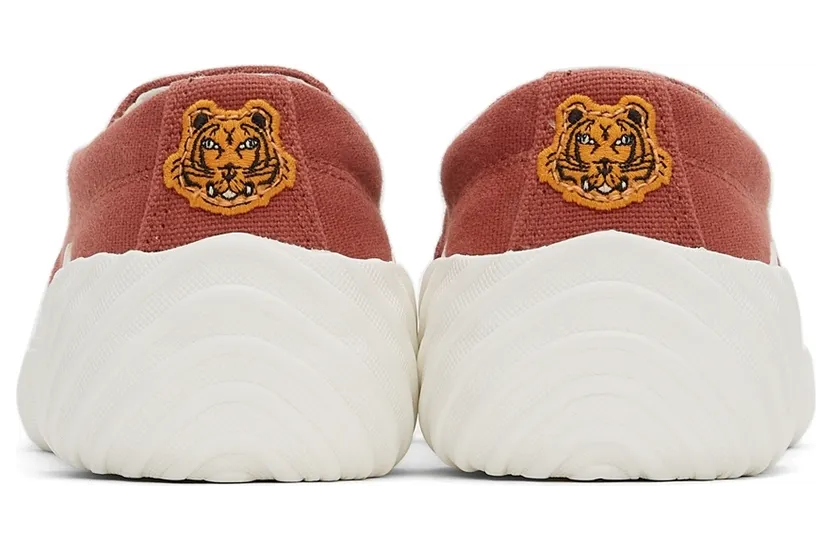 Kenzo Black Tiger Crest Slip-On Sneakers (FB62SN420F50) (4)
