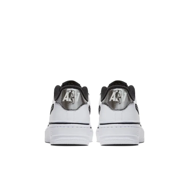 Nike Air Force 1 Low NBA White Black (GS) White/White-Black (AR0734-100)