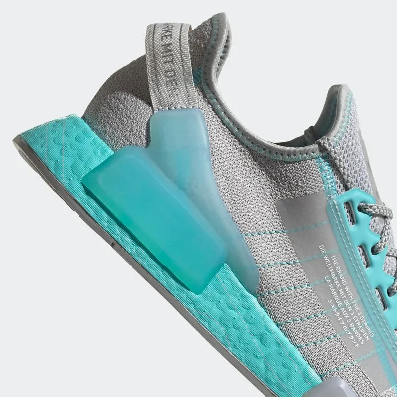 adidas NMD_R1 V2 Grey One / Pulse Aqua / Grey Two (GX0539)