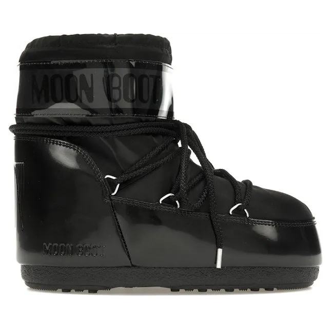 Moon Boot Icon Low Boot Glance Black (80D1409350-N001)