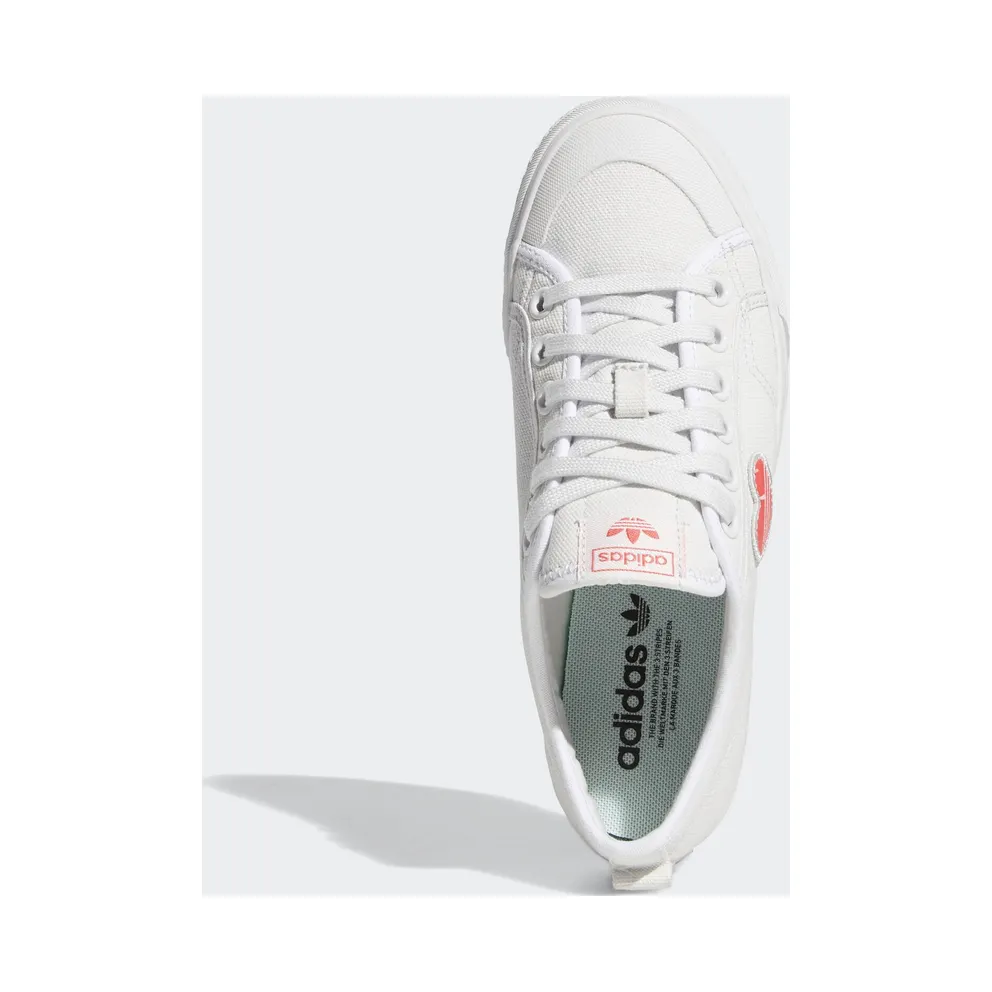 adidas Nizza Trefoil Valentines Day 2020 (W) Crystal White/Shock Red/Core Black (EF5074)