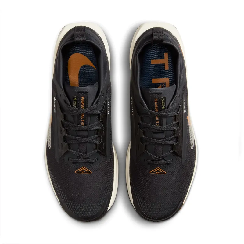 Nike Pegasus Trail 5 Gore-Tex Off Noir Black Monarch Pale Ivory (FQ0908-007)