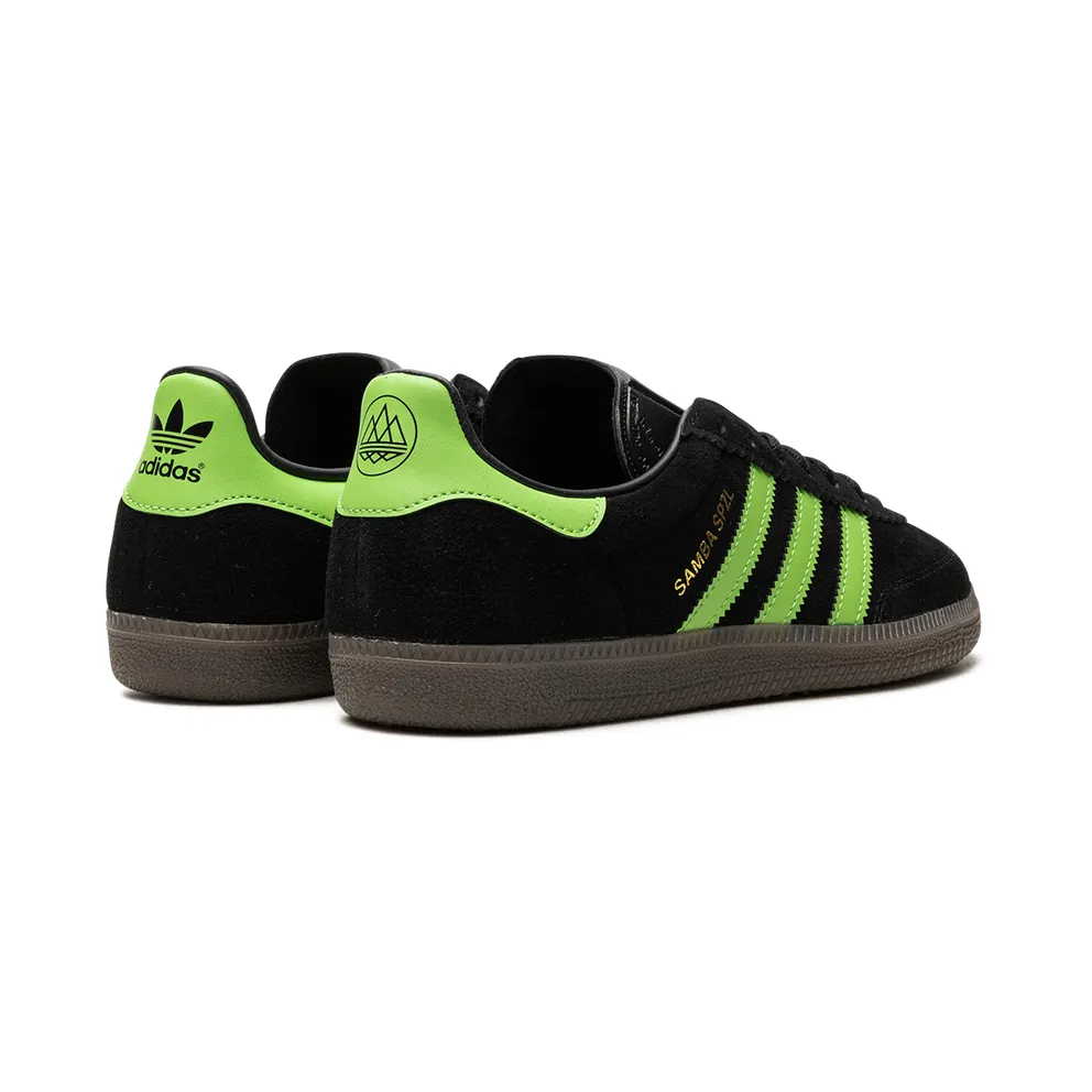 Adidas Samba Deco SPZL “Black / Lucid Lime” (IF5738)