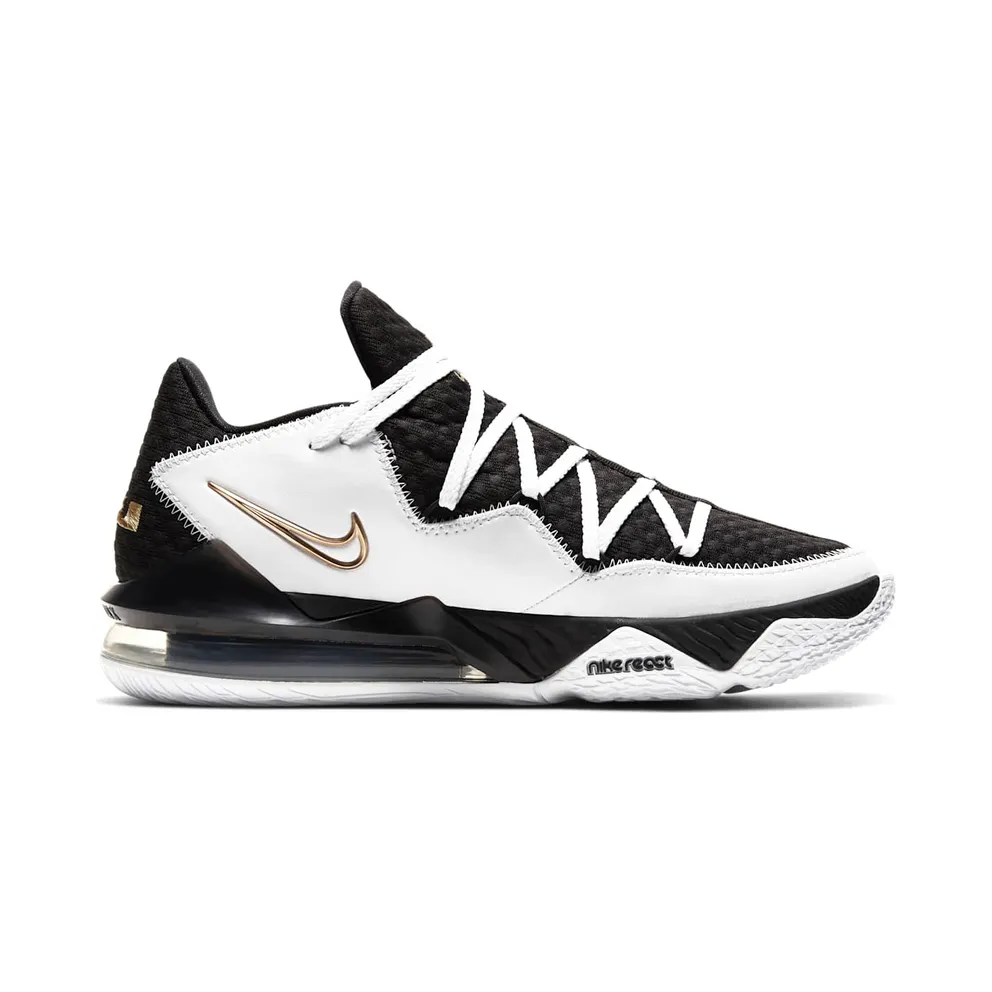 Nike LeBron Seventeen Low White / Metallic Gold / Black (CD5006-101)