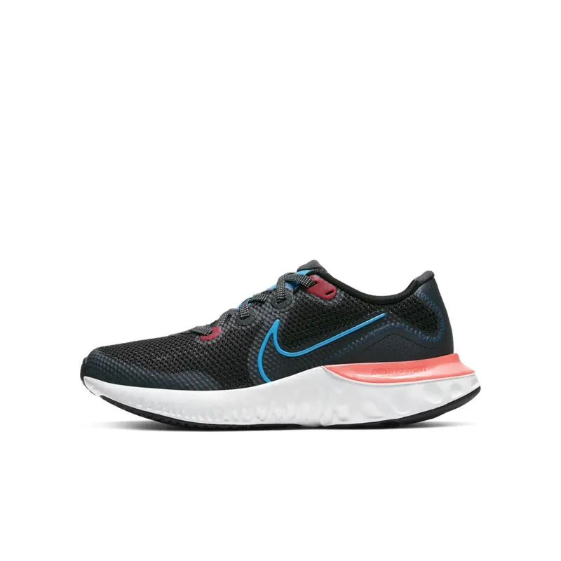Nike Renew Run Black Laser Blue (GS) Black/Laser Crimson/Dark Smoke (CT1430-090)